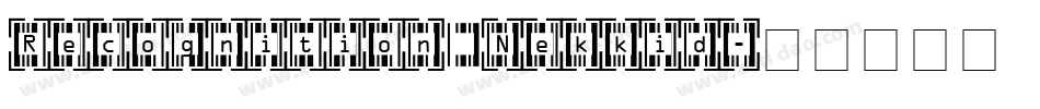 Recognition Nekkid字体转换